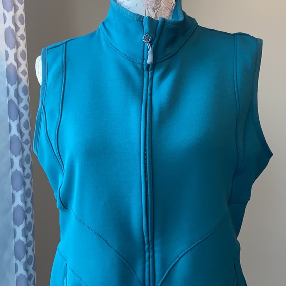 Athleta Full Zip Running Biking Winter Vest - Picture 3 of 12